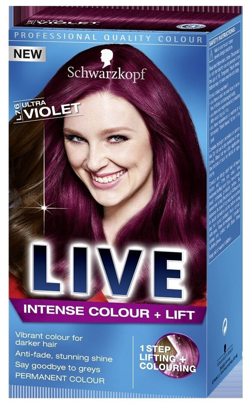 Schwarzkopf LIVE Intense Colour & Lift Pro Hair Colour DyeSchwarzkopf