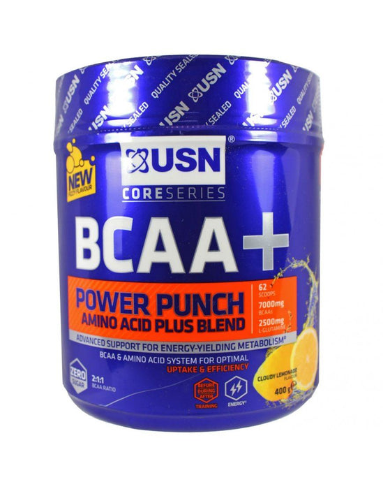 USN BCAA Power Punch Muscle Recovery And Performance Supplement Powder - 400g