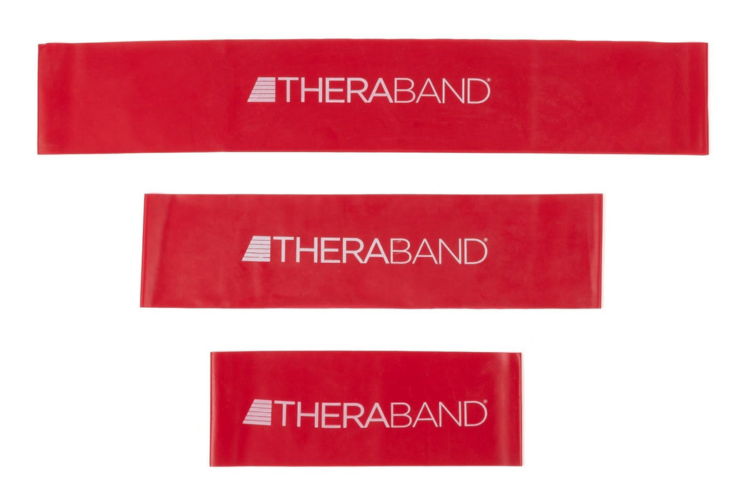 THERABAND Single Light Resistance Band Loops For Physio, Rehab & Strength