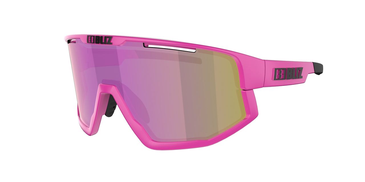Bliz Vision Sunglasses Cycling Sports Shades Pink Frame Purple lens