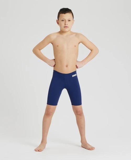 Arena Team Boys Swim Jammer Reduced Drag Athletic Swimming Bathing Costume, Navy