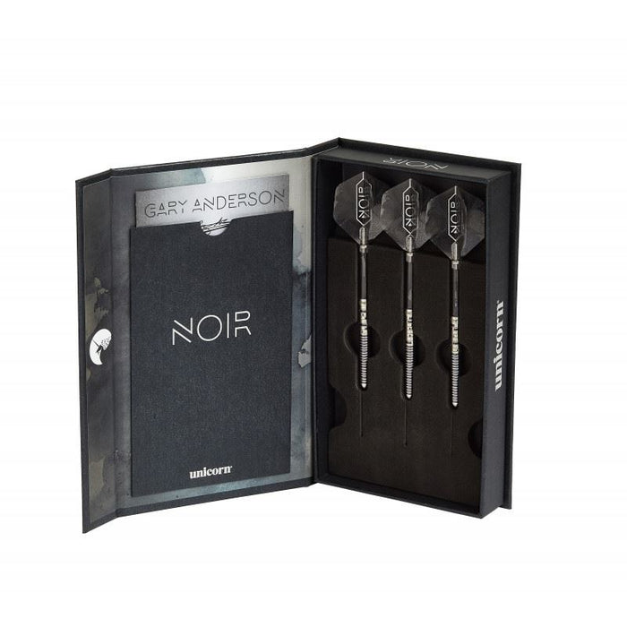 Unicorn Noir Gary Anderson Phase 5 Steel Tip Dart Set 90% Tungsten Pro Darts