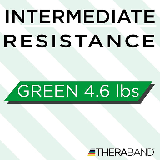 Theraband Resistance Bands Single Pull Up Heavy Duty Traning Workout - Green 18"Theraband