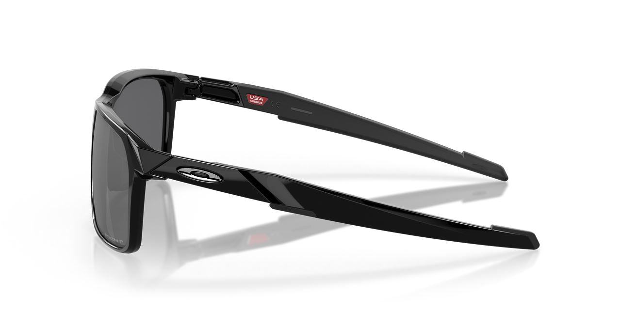 Oakley Portal X Sunglasses Polarized Black Lenses Sports Polished Black Frame