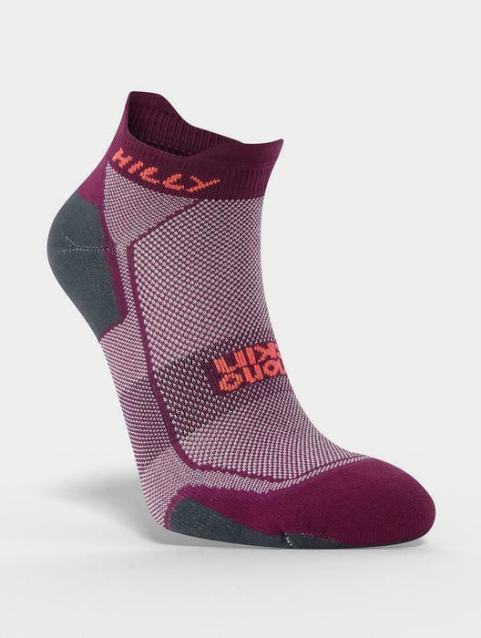 Hilly Pace Socklet Socks Ladies Running Socks Grapejuice Size Small *SALE*