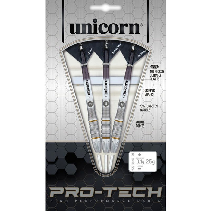 Unicorn Pro-Tech Style 5 Steel Tip Darts – 90% Tungsten 23/25/27
