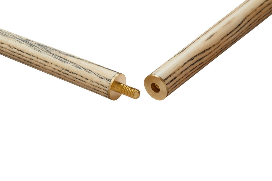 PowerGlide Mako Ash Snooker Cue 2-Piece 10mm Tip Hardwood Butt