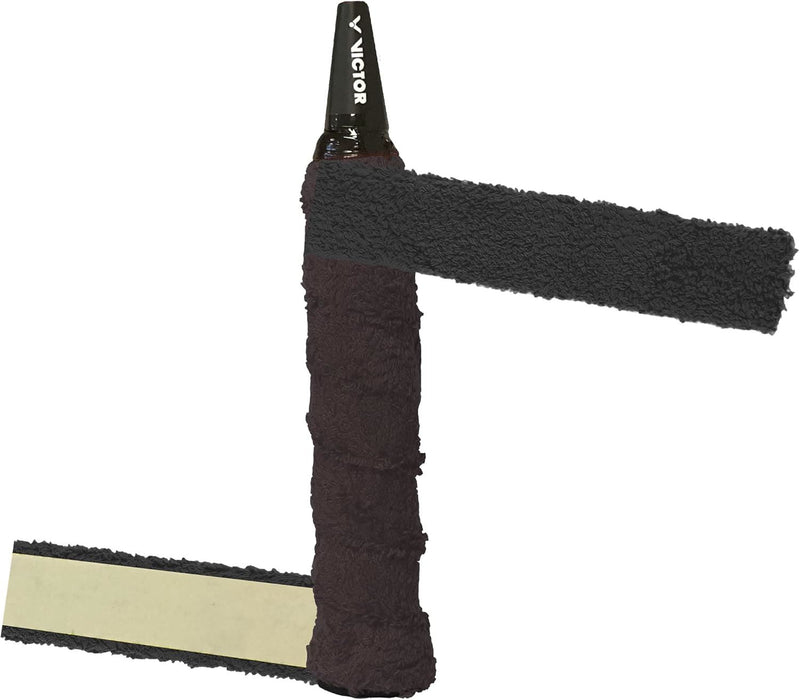 Victor Frotte Badminton Tennis Racket Towellong Grip Reel 12M - Black