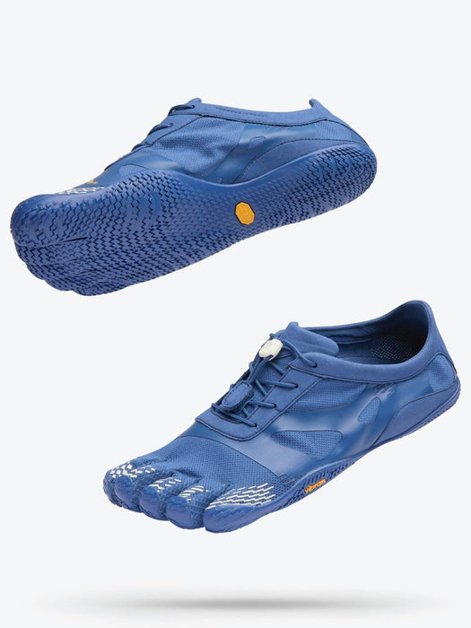 Vibram FiveFingers KSO EVO Mens Barefoot Athletic Shoes - Blue/Ivory