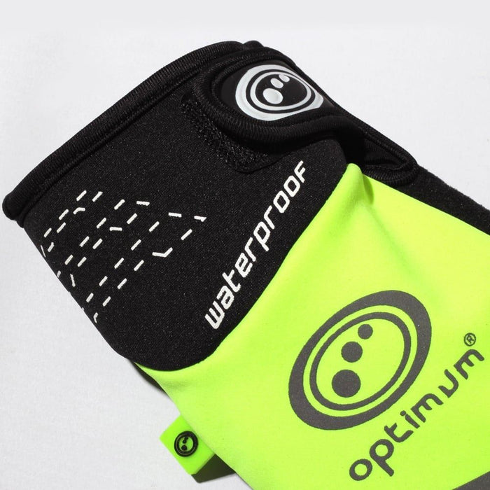 Optimum Sport Winter Cycling Gloves Nitebrite Thermal Fluro Green