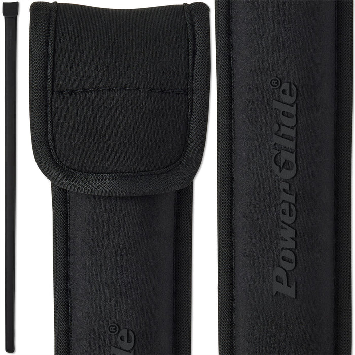 PowerGlide Snooker Pool Cue Soft Case Skube For 1 Piece Cues
