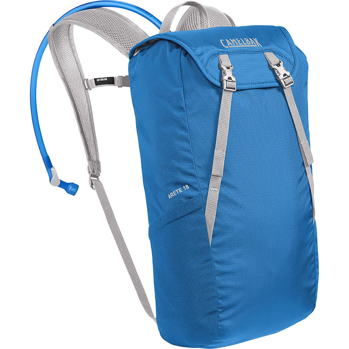 CamelBak Arete 18 Hydration Hiking 1.5L Reservoir Water Lightweight Durable 18L Rucksack - Indigo Bunting/Silver