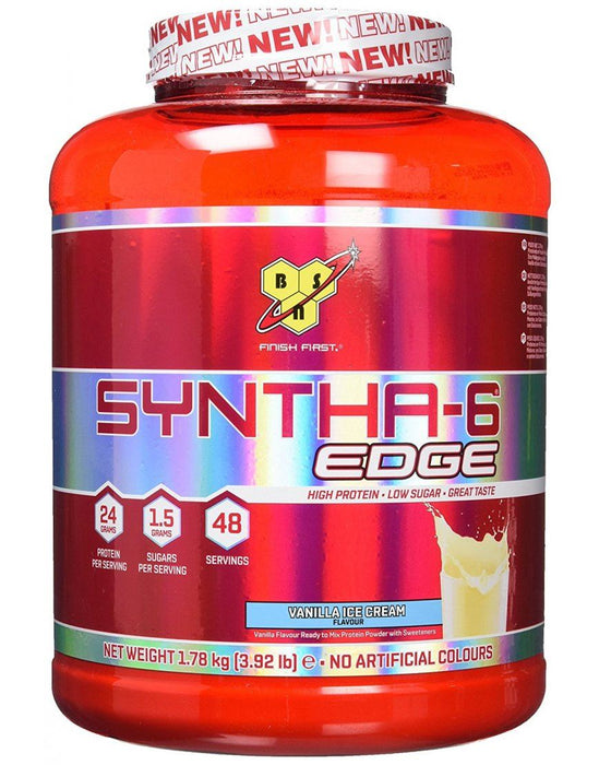 BSN Syntha 6 Edge Ultra Premium Muscle Building Whey Protein Matrix Mix - 1.78kg-Cookies & Cream