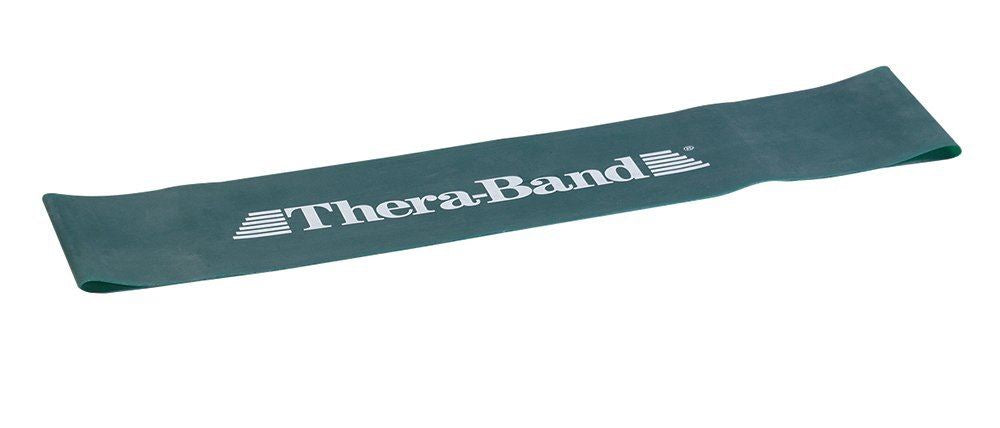 Theraband Resistance Bands Single Pull Up Heavy Duty Traning Workout - Green 8"