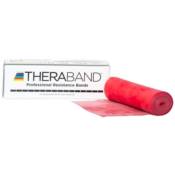 Theraband Professional Resistance Bands Latex Home Fitness Gym Yoga - RedTheraband