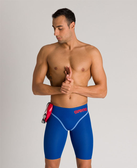 Arena Race Mens Swimming Powerskin Carbon Core FX Jammer - Ocean Blue