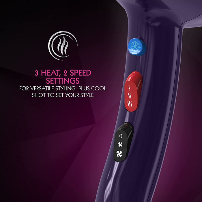Wahl Ionic Style Hairdryer Women Professional Tourmaline Home Salon Blower 2000W