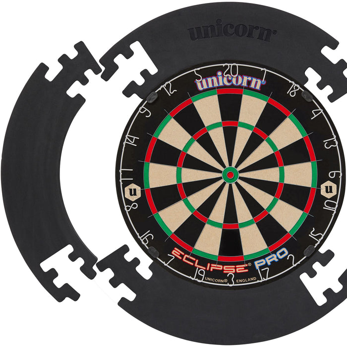 Unicorn Darts Jigsaw Dartboard Surround Black – Premium Protection & Style
