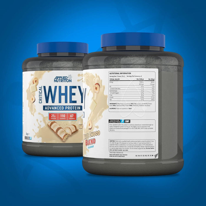 Applied Nutrition Critical Whey Protein Powder Muscle Building Gym Shake 2Kg