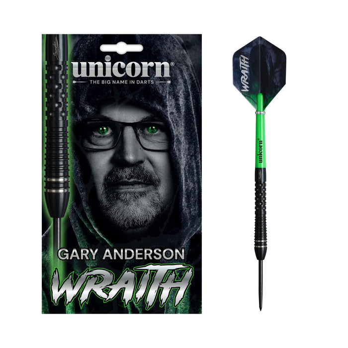 Unicorn Darts Gary Anderson Phase 6 Wraith 90% Tungsten Steel Tip Set