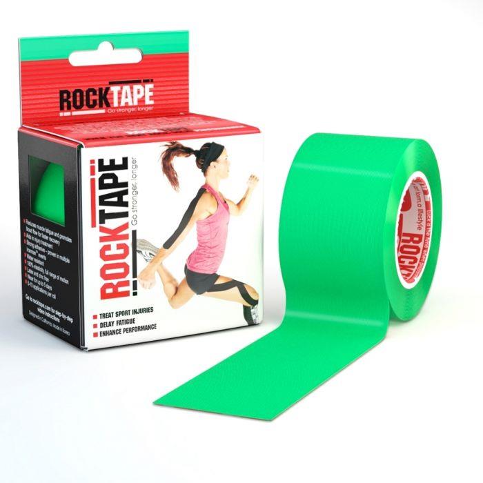 Rocktape Hypoallergenic Strong Adhesive Kinesiology Tape Roll - Green