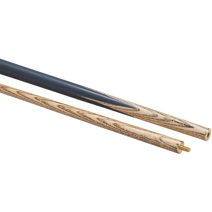 PowerGlide Mako Ash Snooker Cue 2-Piece 10mm Tip Hardwood Butt