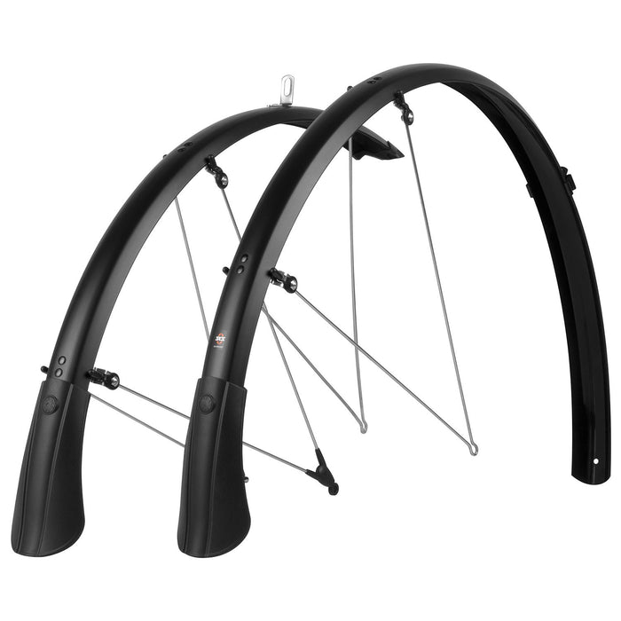 SKS Bluemels Matt 28Inches, 35MM Cycling Mudguards - Robust Protection for Road Bikes