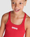 Arena Team Girls Swim Pro Solid Quick Dry Athletic Swimming Suit One Piece - RedArena