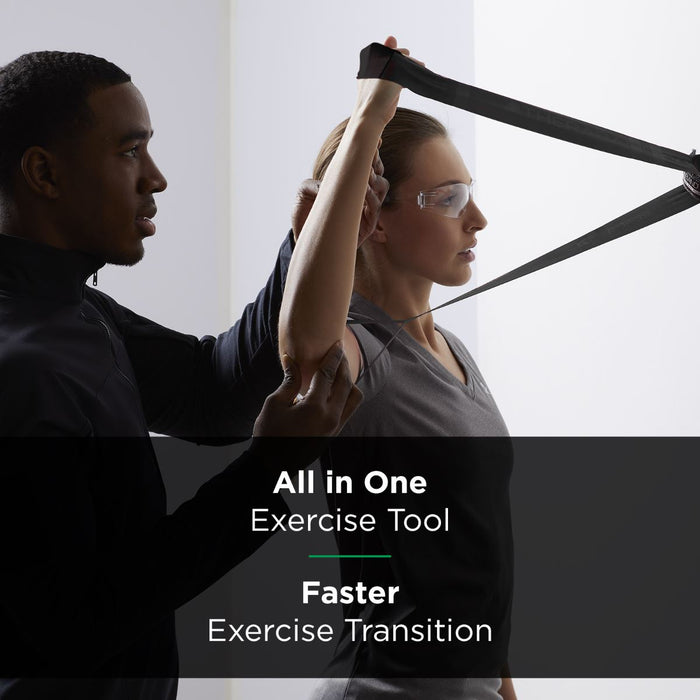 THERABAND RESISTIVE EXERCISE BAND CLX 11 LOOPS BLACK 2.5m