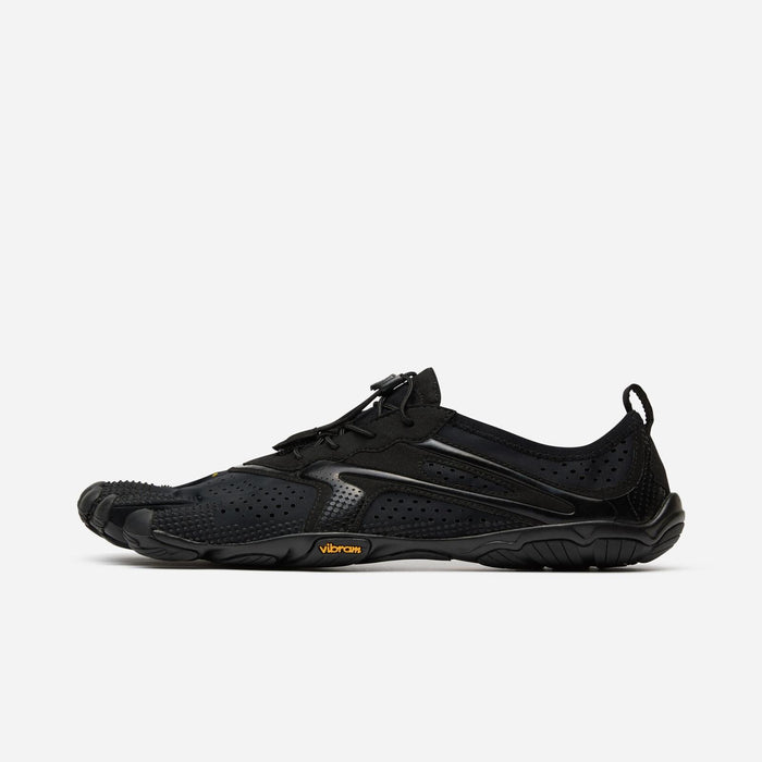 Vibram V-Run FiveFingers Mens Barefoot Running Shoes Trainers - Total Black