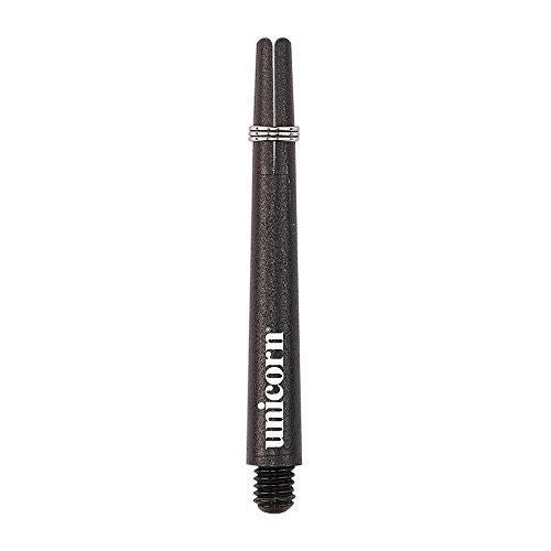 Unicorn Darts Moulded Shaft in Black with Lock Flight Hold - Pack of 3 - MUnicorn