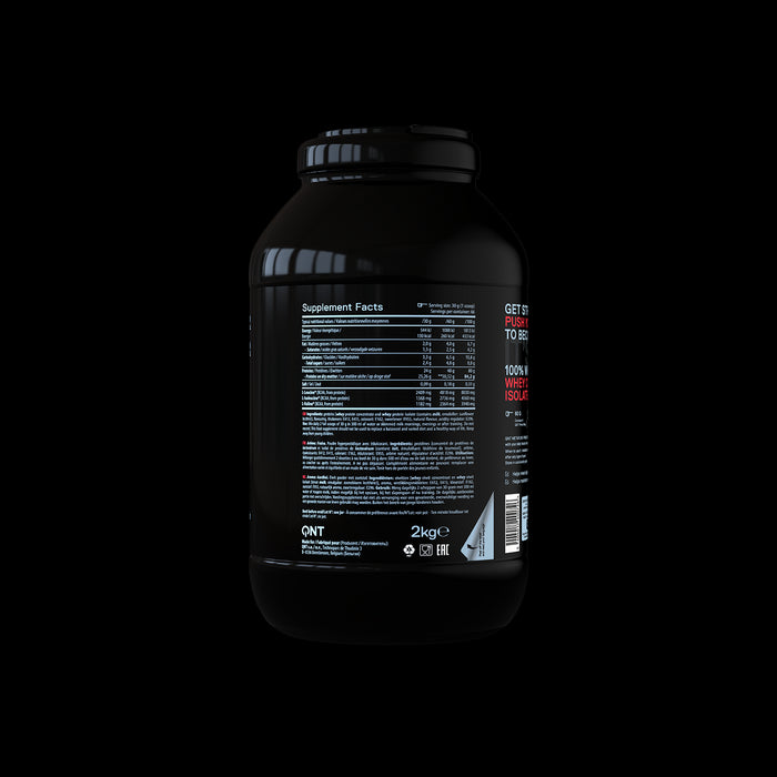 QNT Prime Whey Protein Powder 100% Whey Isolate - 2kg