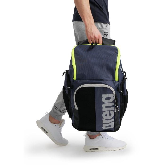 ARENA SPIKY III BACKPACK 45 NAVY-NEON YELLOW
