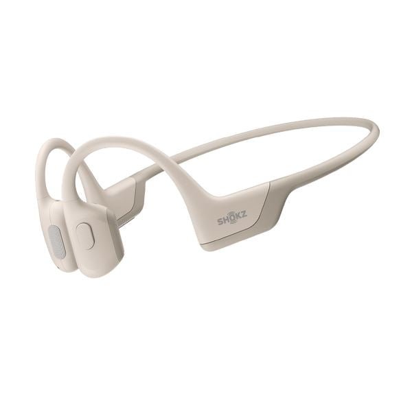 Shokz OpenRun Pro Headphones Open Ear Bone Conduction Wireless Headsets BeigeAfterShokz