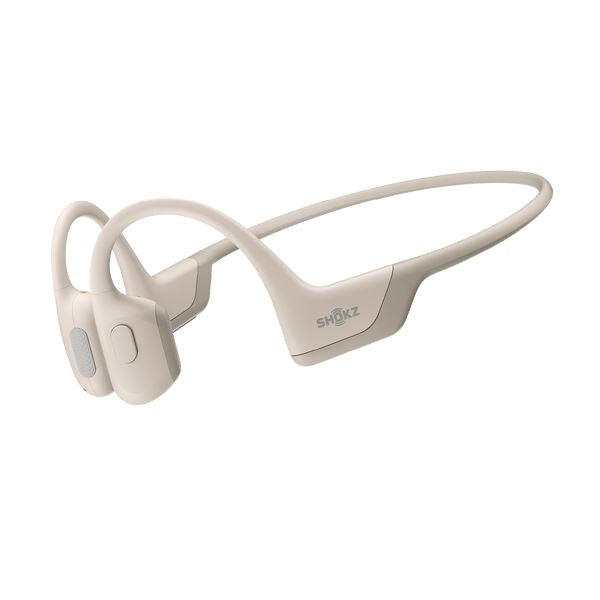 Shokz OpenRun Pro Headphones Open Ear Bone Conduction Wireless Headsets Beige