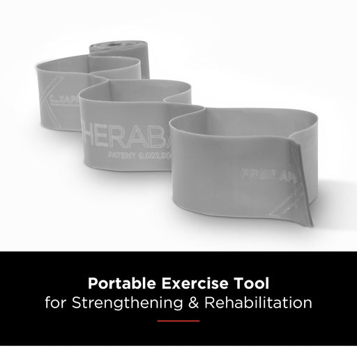 Theraband Consecutive Resistance Bands Loops Yoga Home Exercise Aid Silver - 22MTheraband