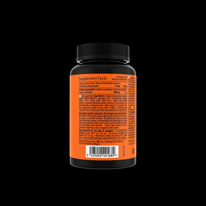 QNT Creatine Monohydrate Increased Physical Performance Pre Workout 200 Caps