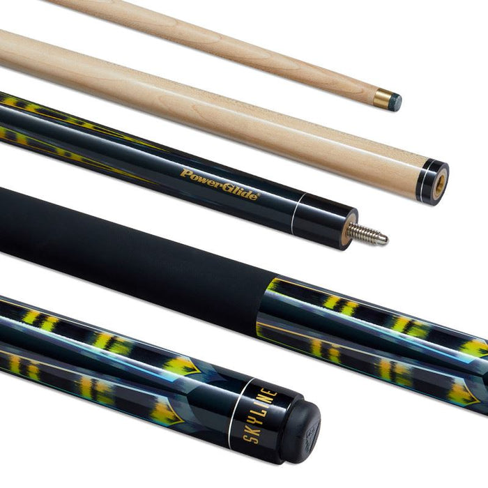 Powerglide Skyline 2 Pice Maple Pool Cue 57 Inch