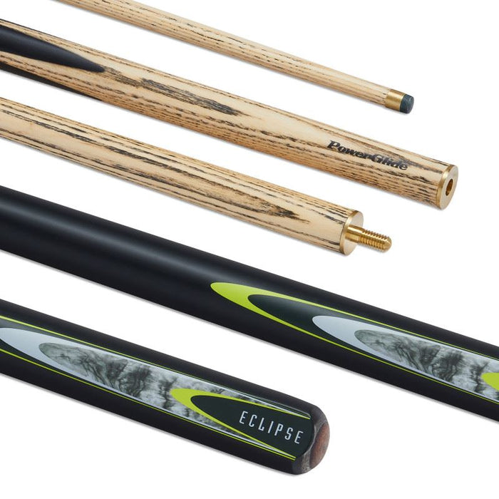 Powerglide 2 Piece Snooker Cue Ash Shaft 144cm 10mm Tip