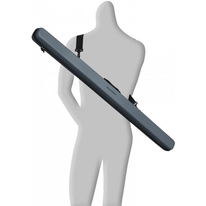 Powerglide Svartur Pool Snooker 3 Quarter Cue Case - Metallic Grey