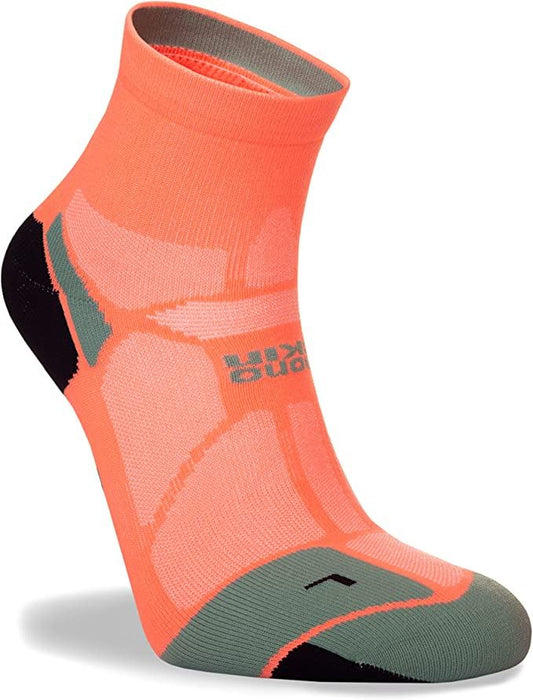 Hilly Unisex Marathon Fresh Anklets Jogging Socks Neon/Candy/Sange 3 Pairs for 2