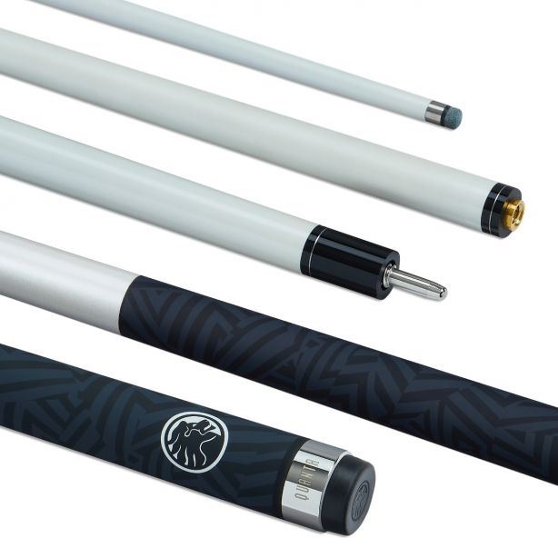 Powerglide  Quanta Pool Cue 2 Piece 57" Carbon Fibre Composite 10mm Tip - BluePowerGlide