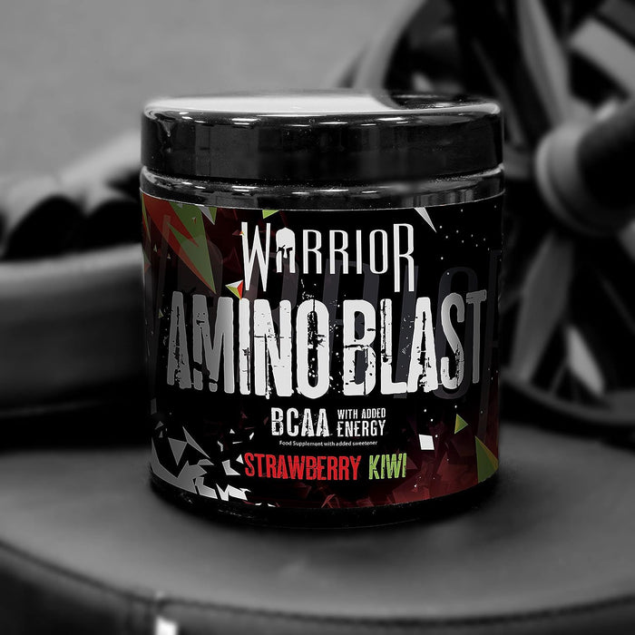 270g Warrior Amino Blast BCAA Protein Powder Muscle Gainer Supplement StrawberryFITNESS360