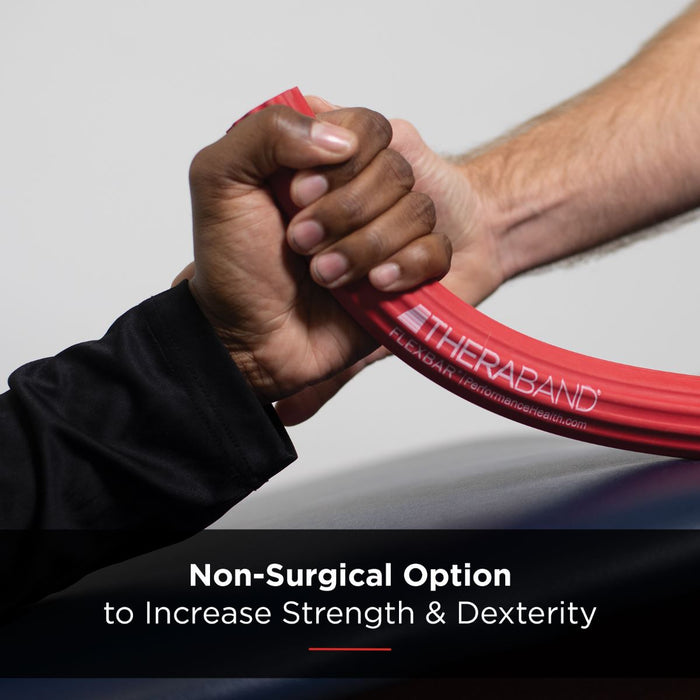 Theraband Flexbar Resistance Bar Tennis Elbow Therapy Tendonitis Pain RelieveTheraband