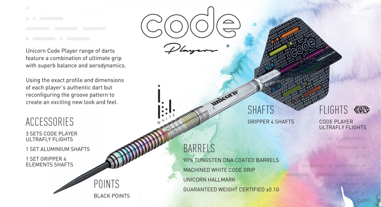 Unicorn Darts IAN WHITE 90% TUNGSTEN Set