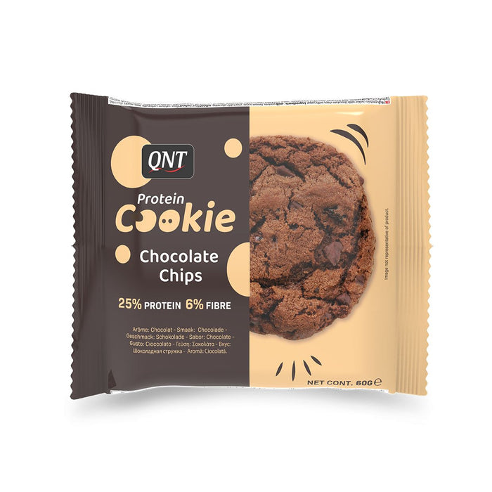 QNT Protein Cookie 12 x 60g Rich In Protein & Fibre