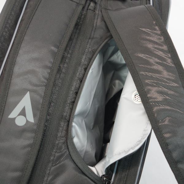 Karakal Pro Tour 2.1 Elite 12 Racket Bag Wet & Dry Compartment Side Pockets WhiteFITNESS360