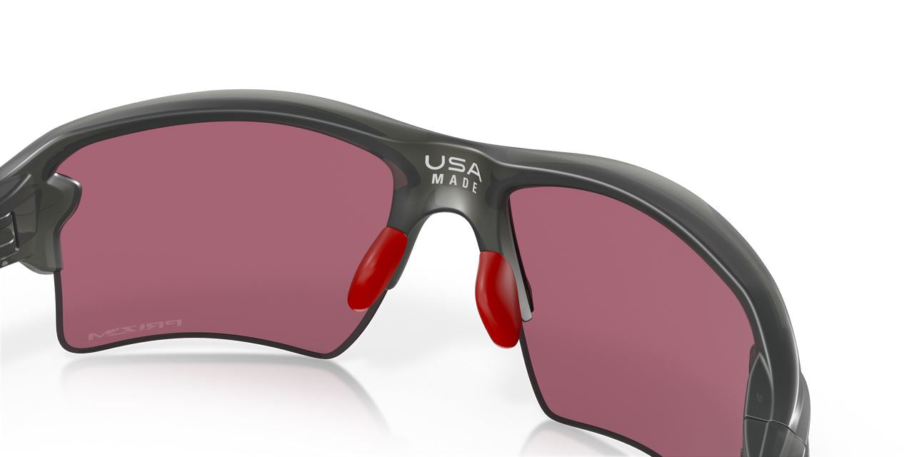Oakley Flak 2.0 XL Sunglasses Prizm Road Lenses Sports Matte Grey Smoke Frame