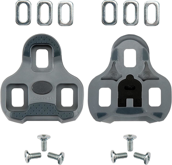LOOK Keo Grip Cleats Road Bike Clipless Pedal Cleats Anti-Slip Design - Grey