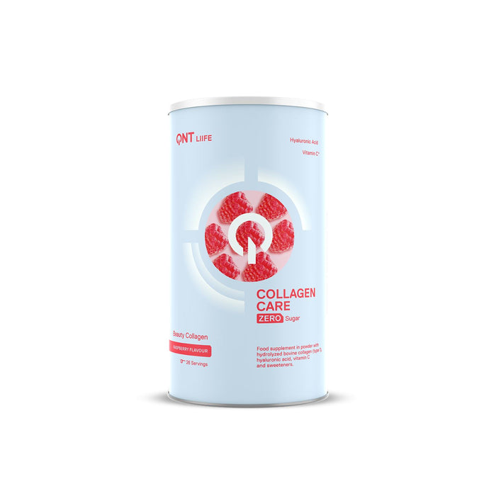 QNT Collagen Care Zero Sugar Supplement Powder 390g - Raspberry ...